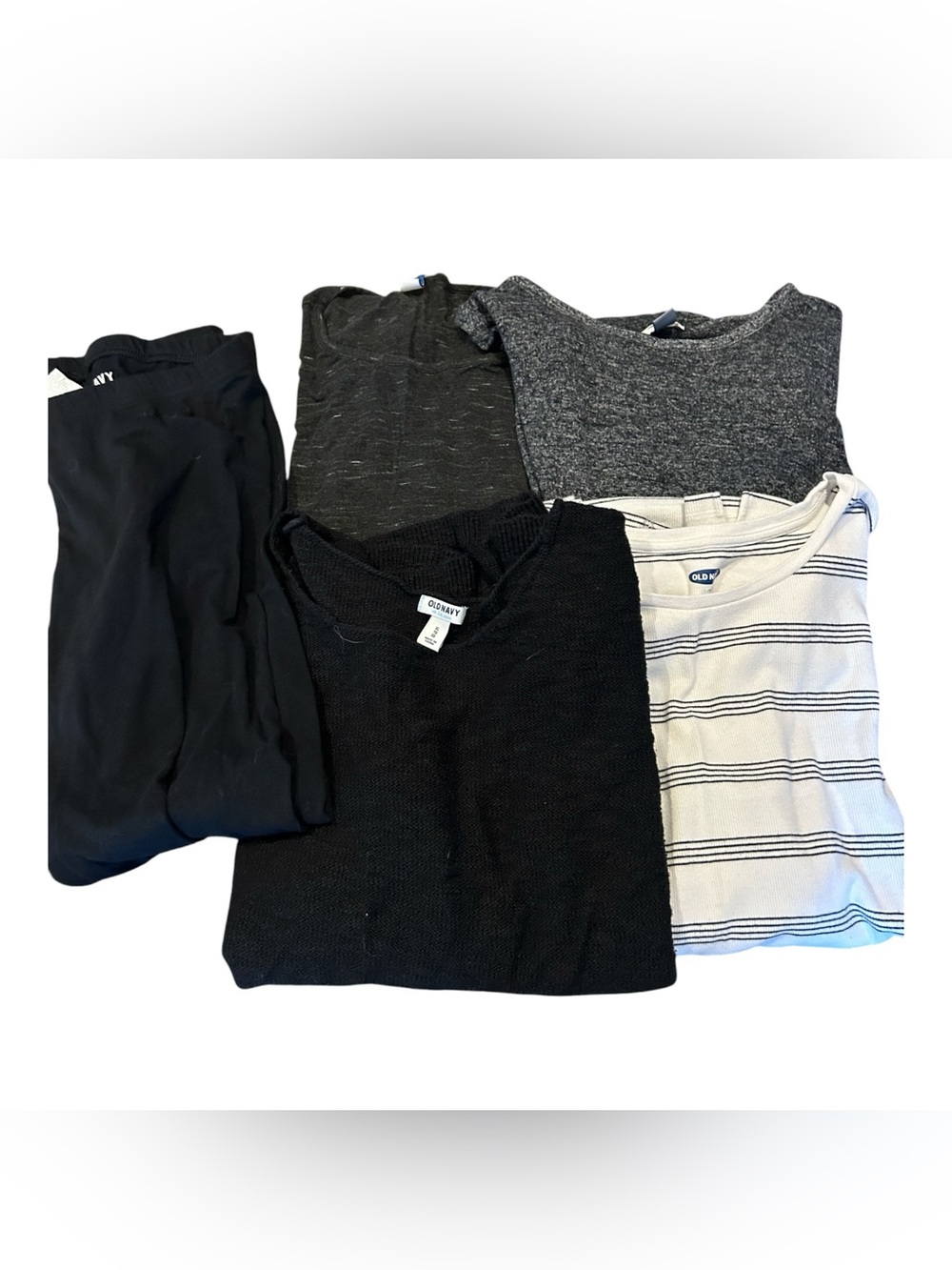 Old Navy activewear lot ladies dark athleisure 6 piece bundle active lounge